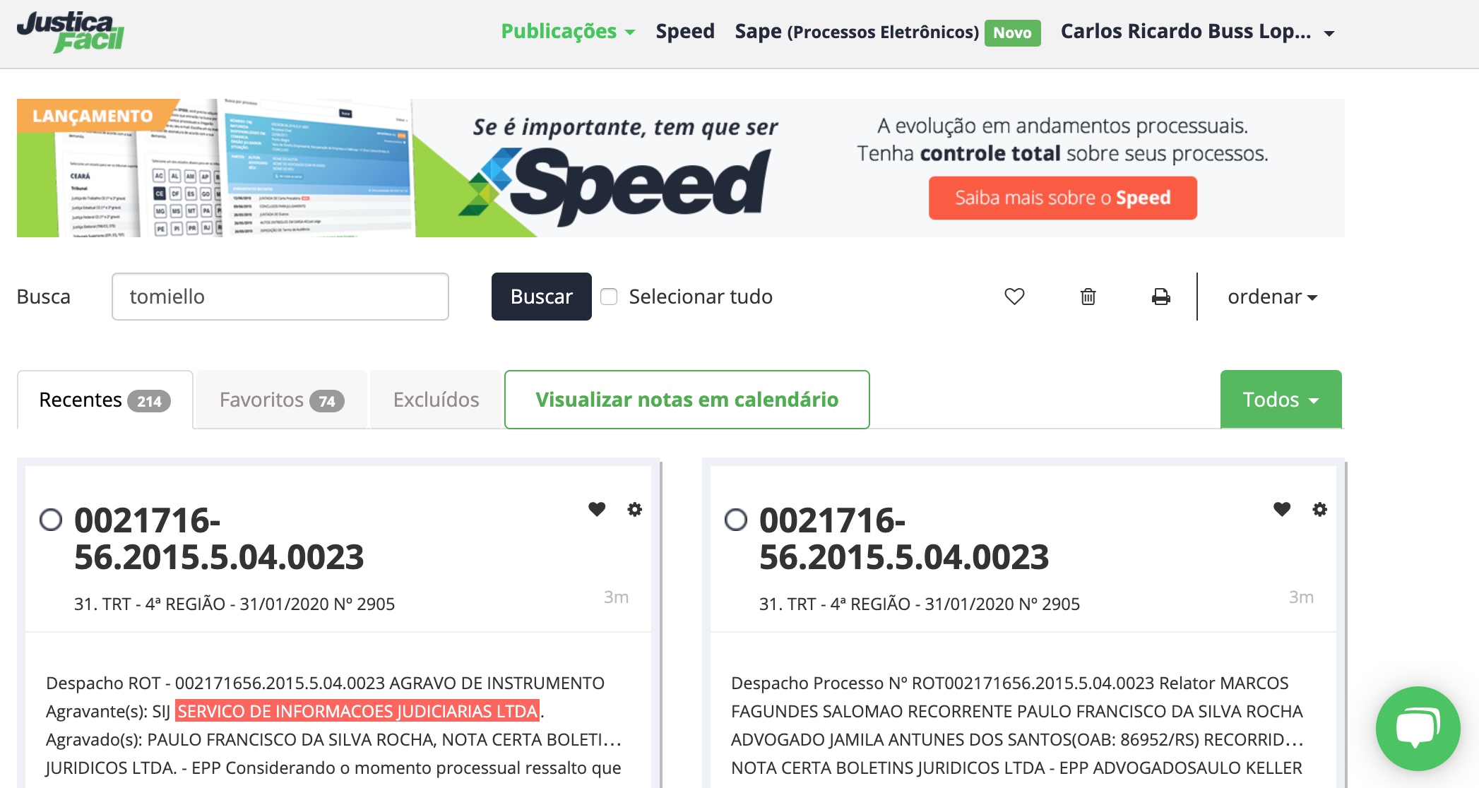 Tela alternativa